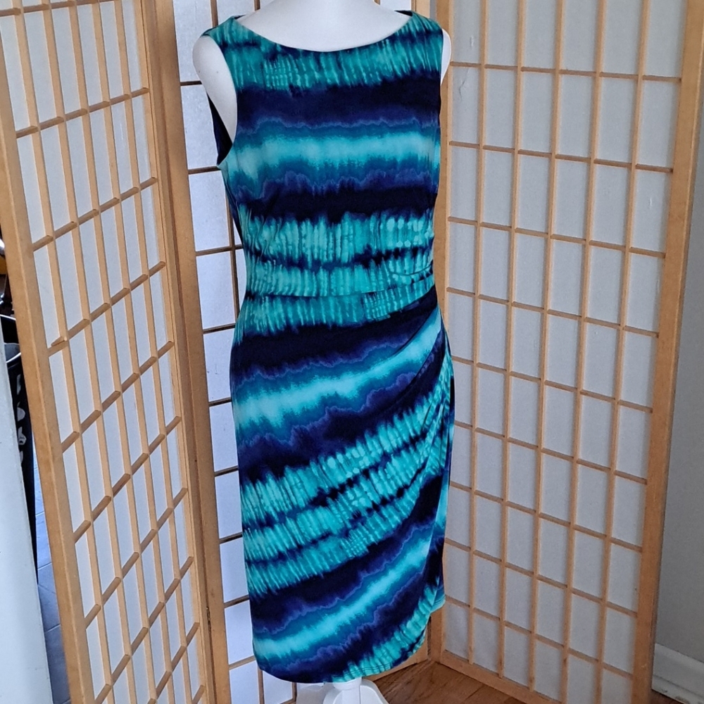 Anne Klein Women's Midi Dress - Navy